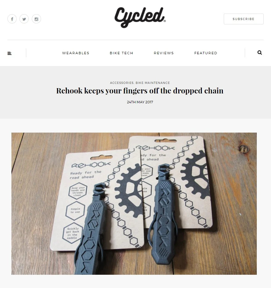 Rehook Featured on Cycled