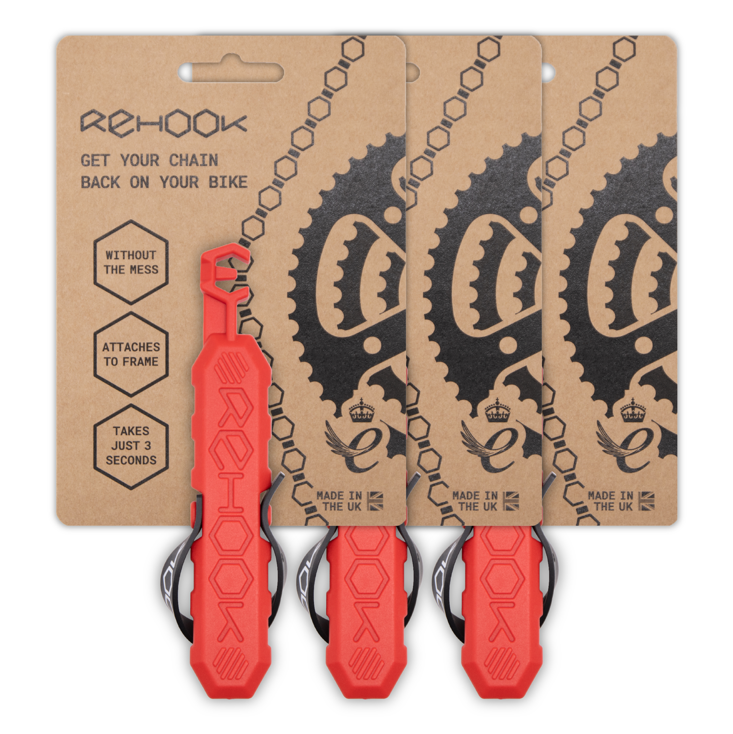 Rehook Original Chain Handling Tool Bundle - Red
