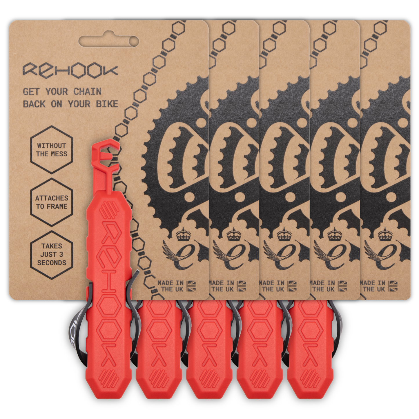 Rehook Original Chain Handling Tool Bundle - Red
