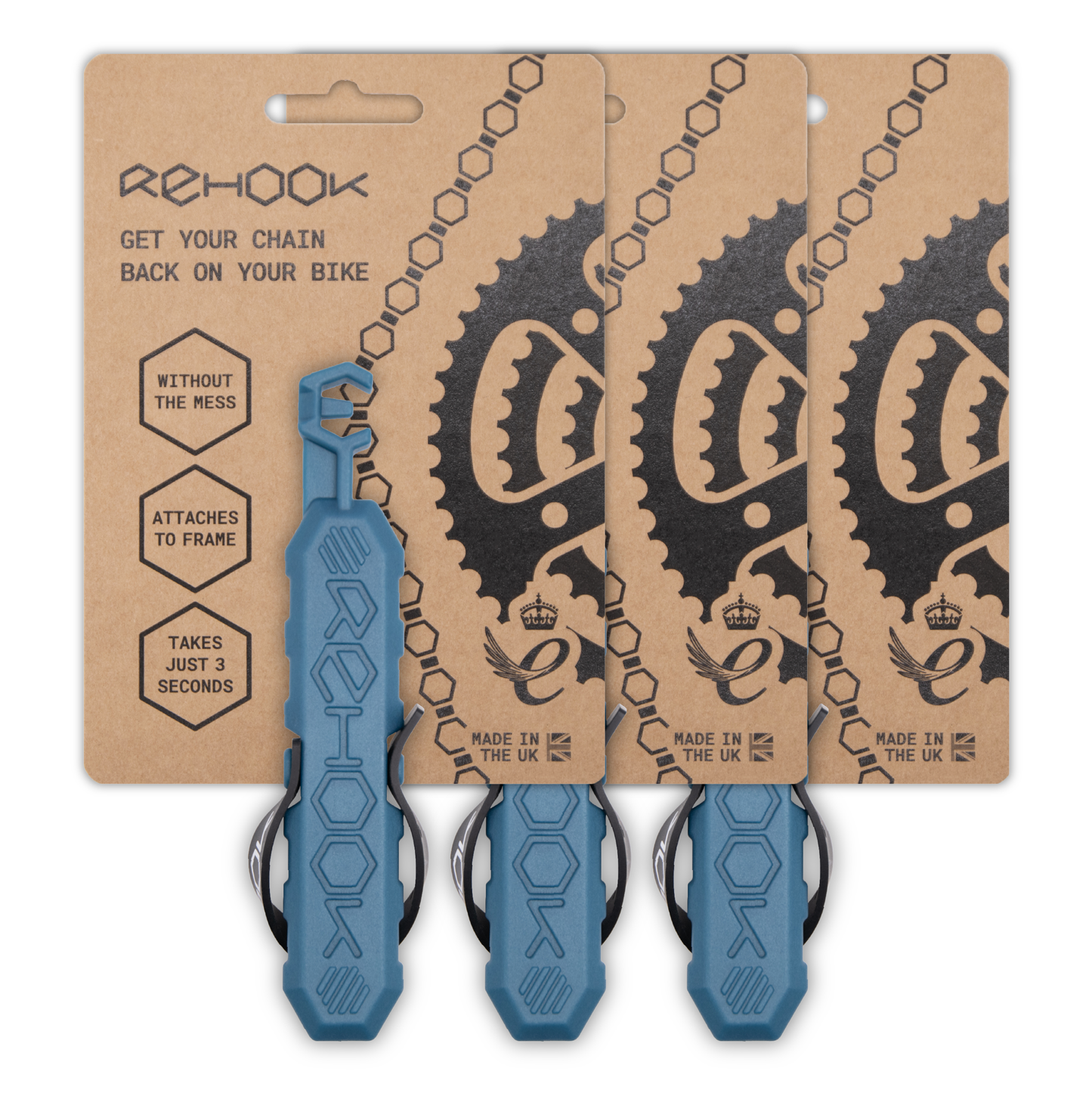 Rehook Original Chain Handling Tool Bundle - Blue