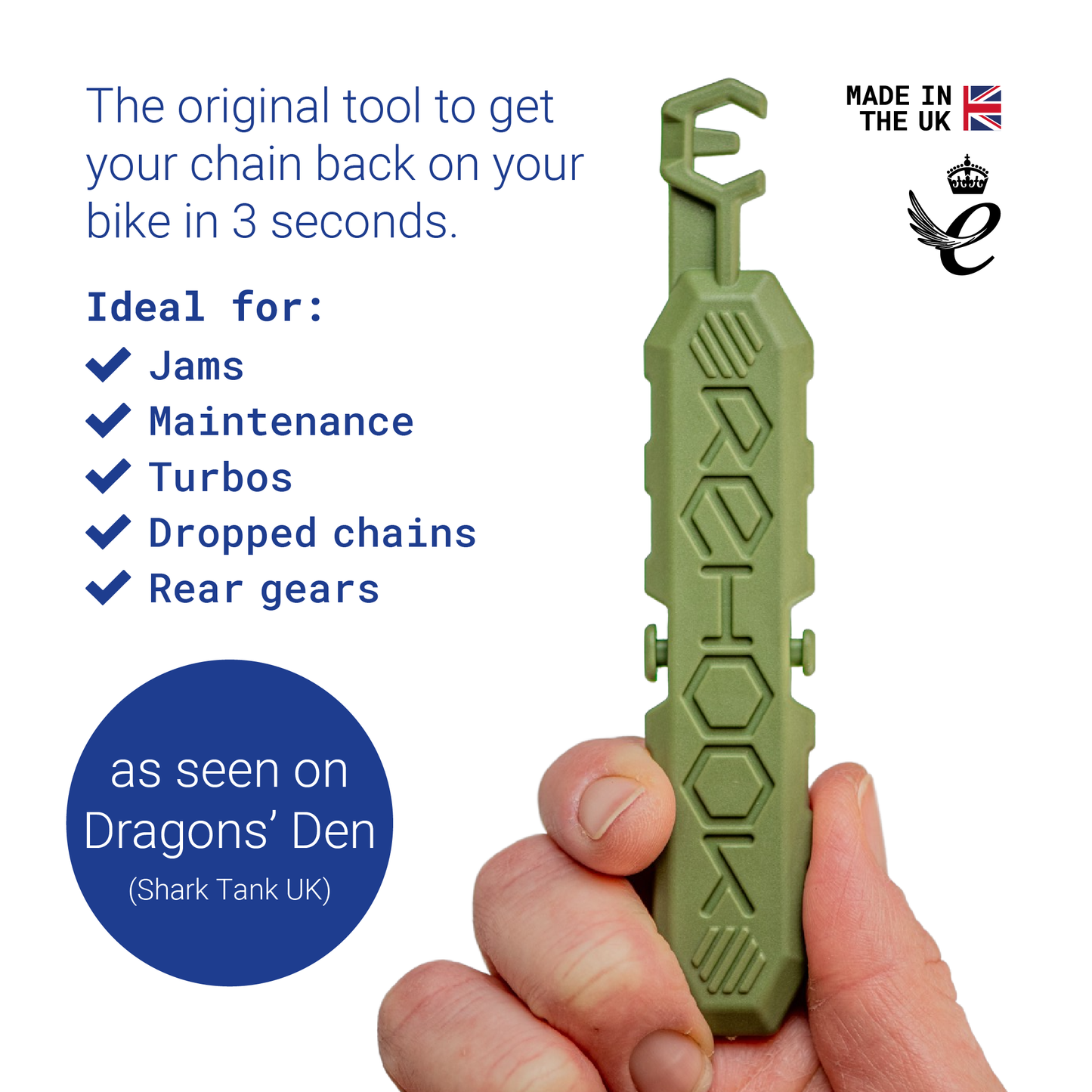 Rehook Original Chain Handling Tool - Khaki