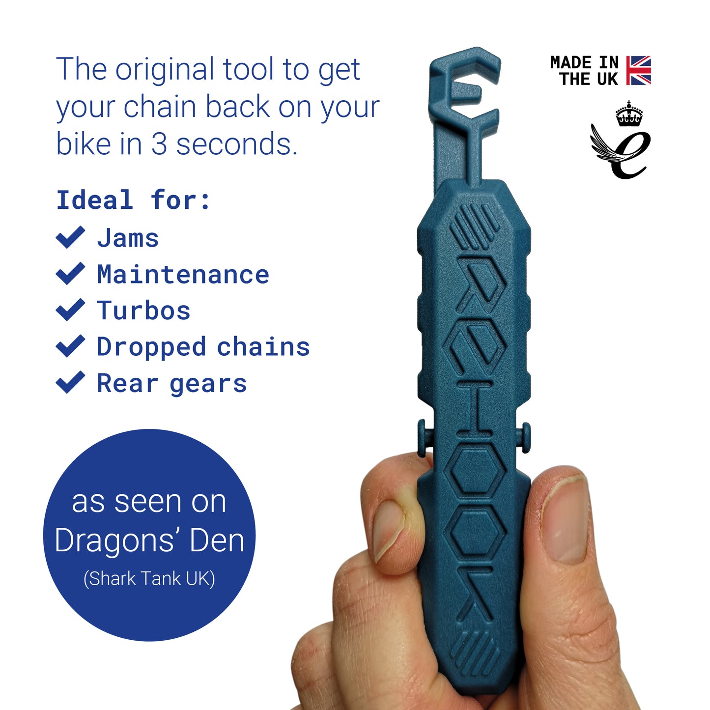 Rehook Original Chain Handling Tool - Blue