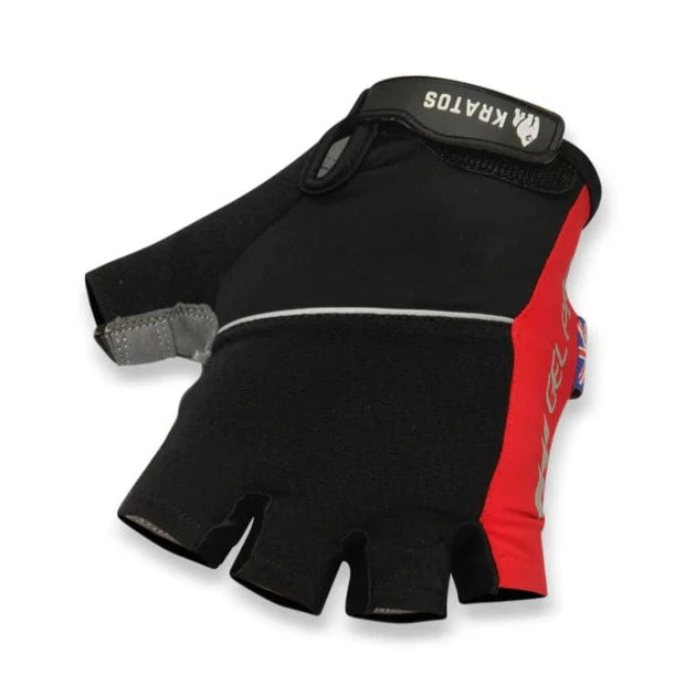 Kurzfinger-Fahrradhandschuhe mit Gelpolsterung