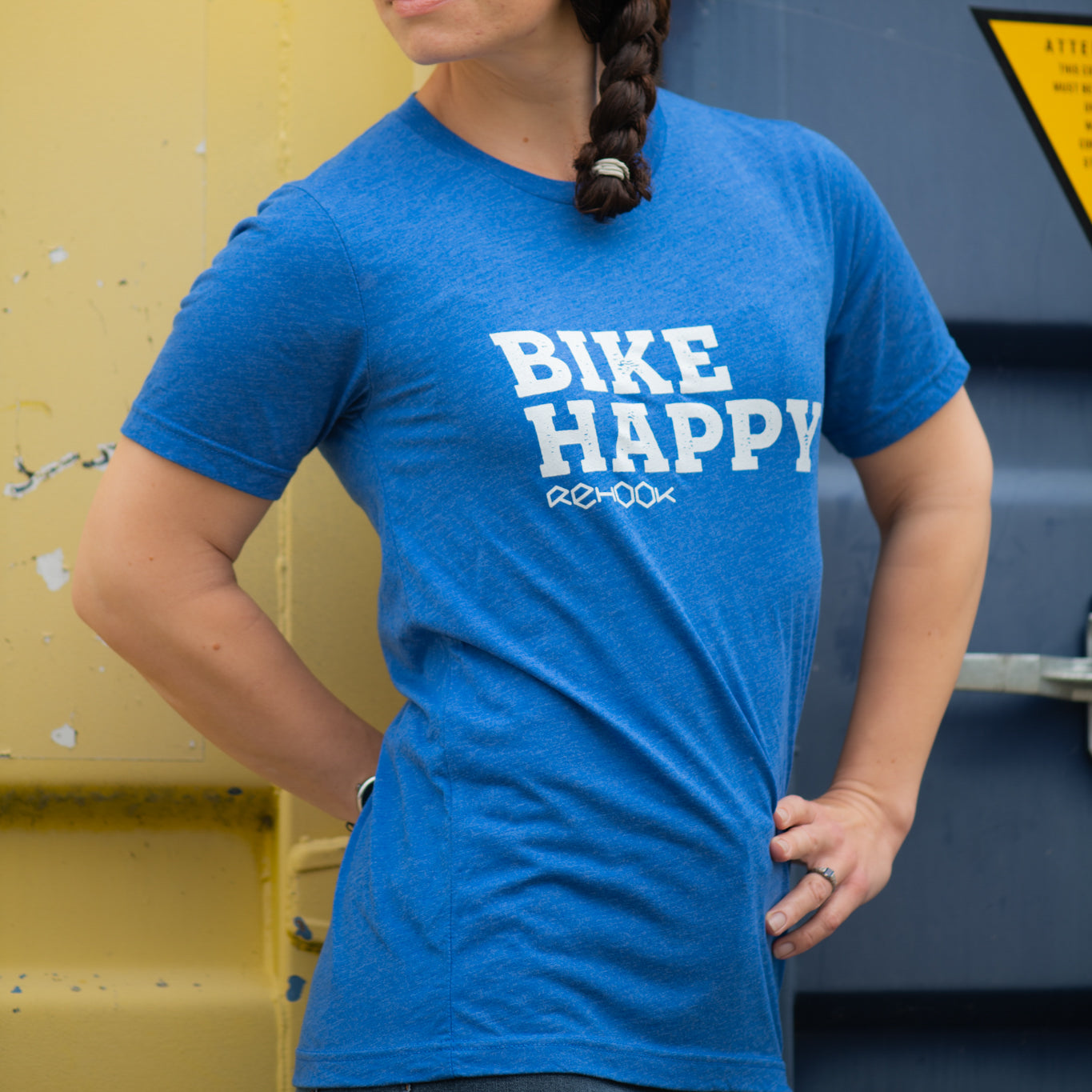 Rehook Bike Happy Women's Tri-Blend Tee