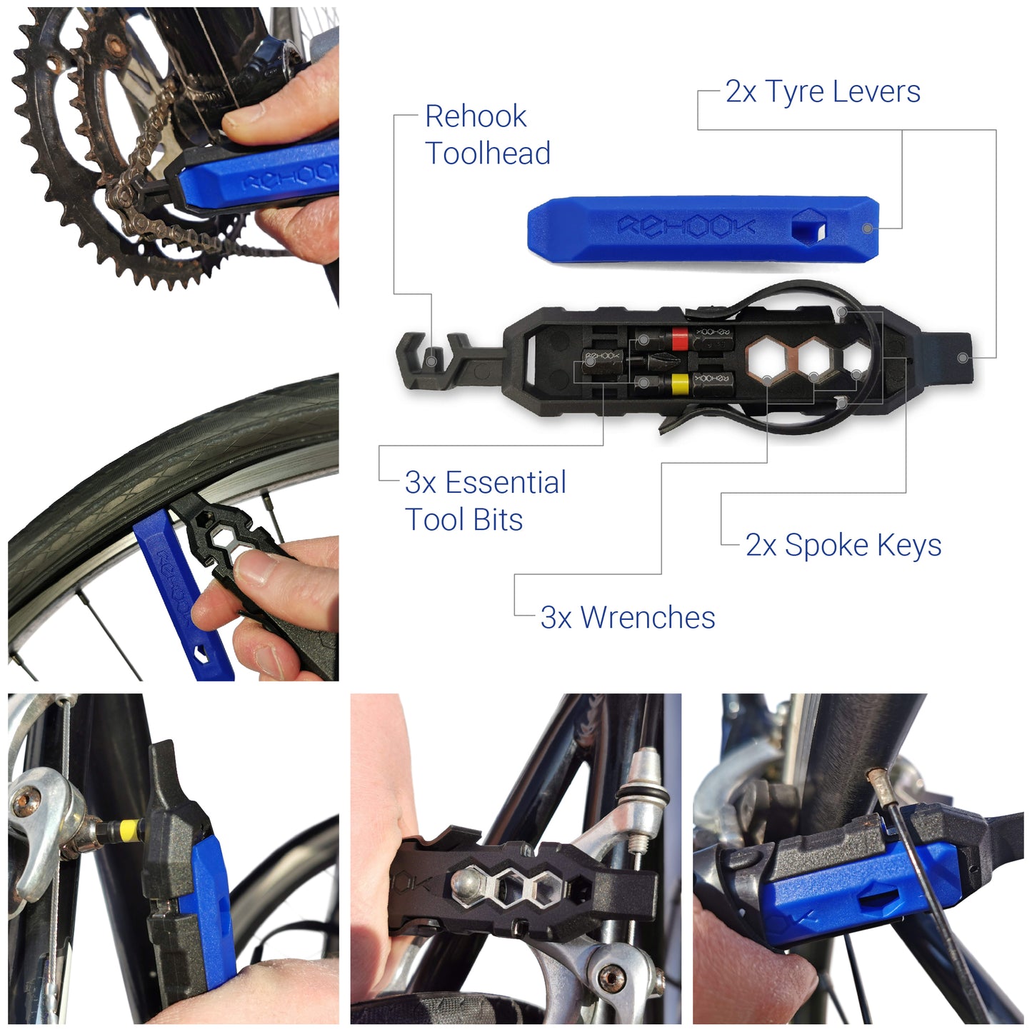 Rehook PLUS Cycling Multi-Tool Bundle