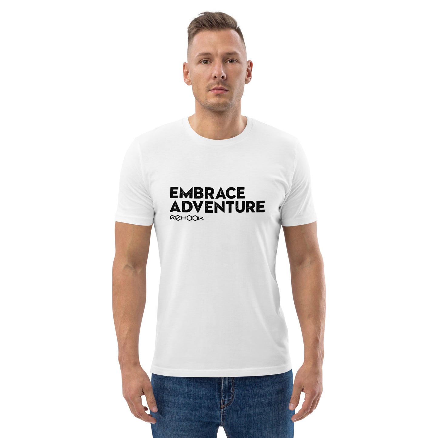 Rehook Embrace Adventure Men's Tee White