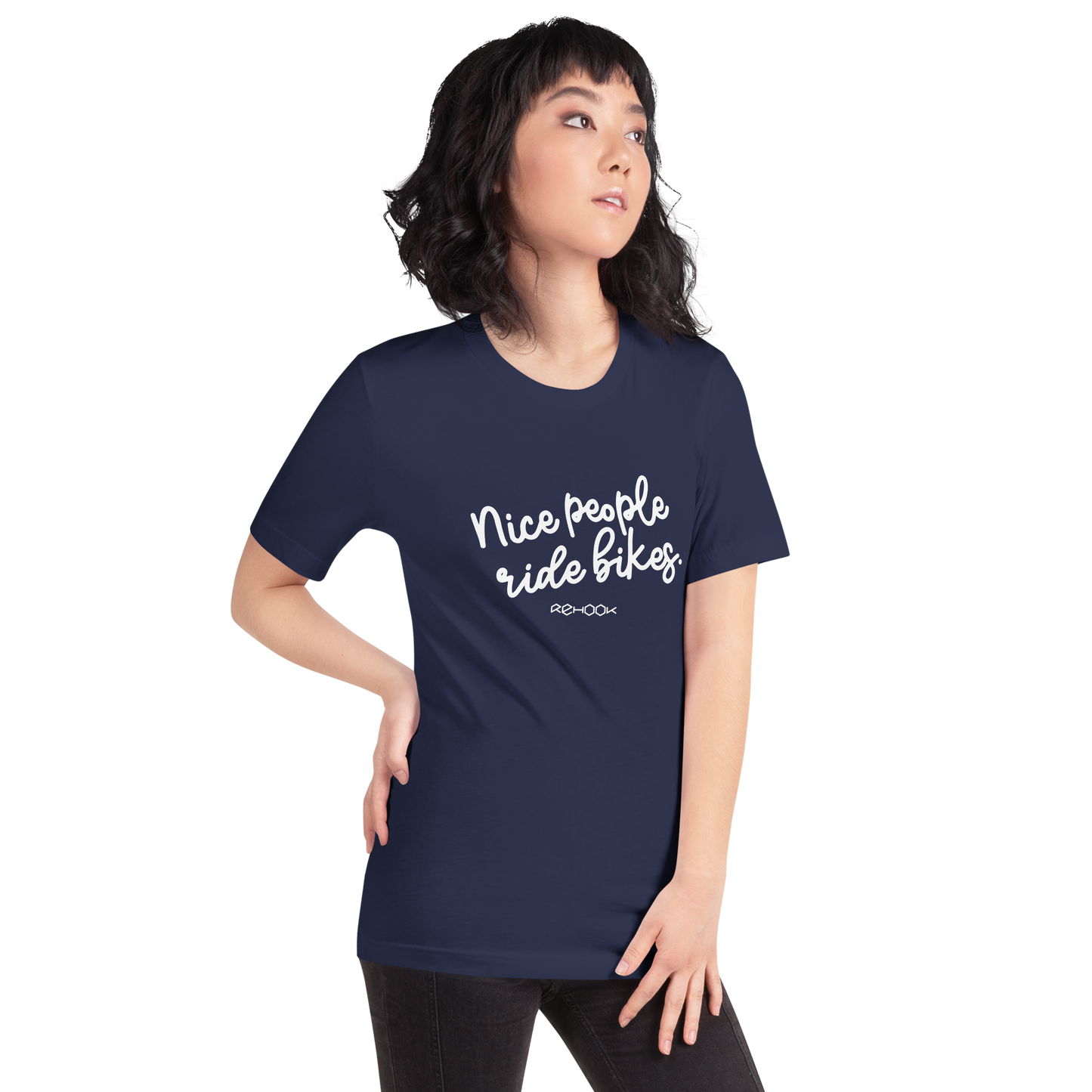 Rehook Nice People Ride Bikes Women's Tee