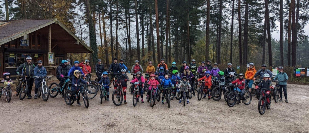 Working with #TotalMTB to support 'Little Rippers' MTB group