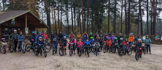 Working with #TotalMTB to support 'Little Rippers' MTB group