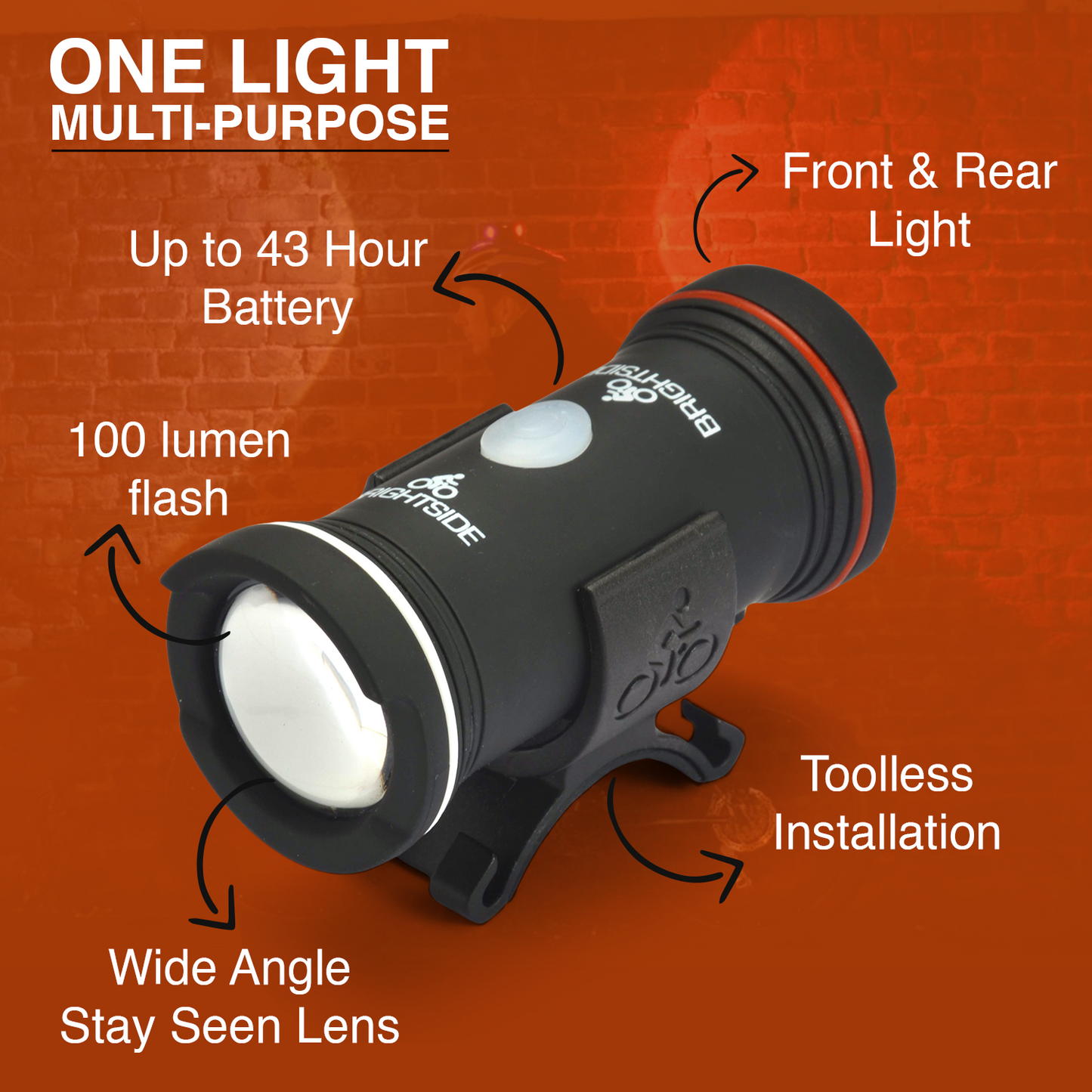 Topside Light Brightside Topside Bike Helmet Light – Rehook