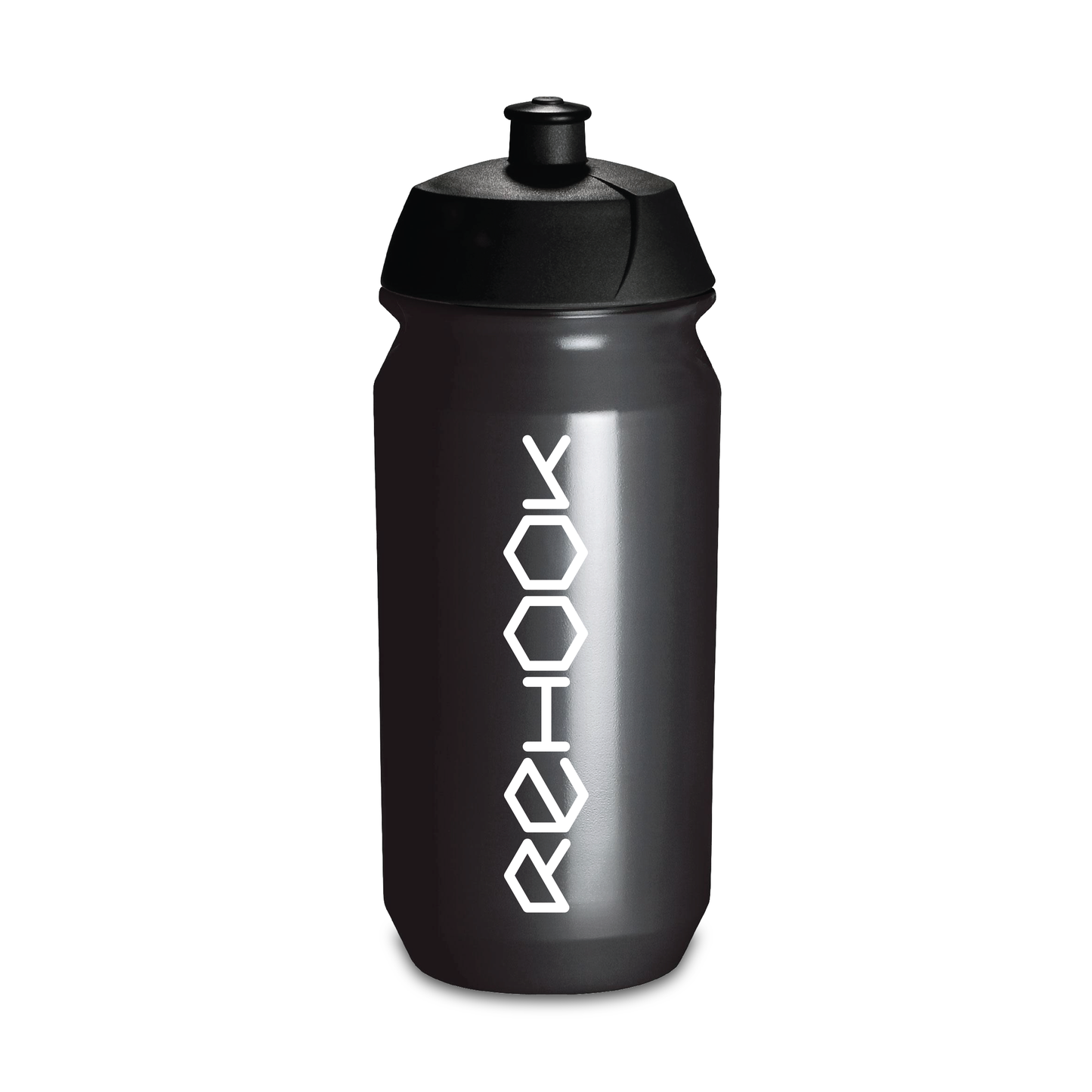 Rehook Cycling Water Bottle 500ml Trans Black