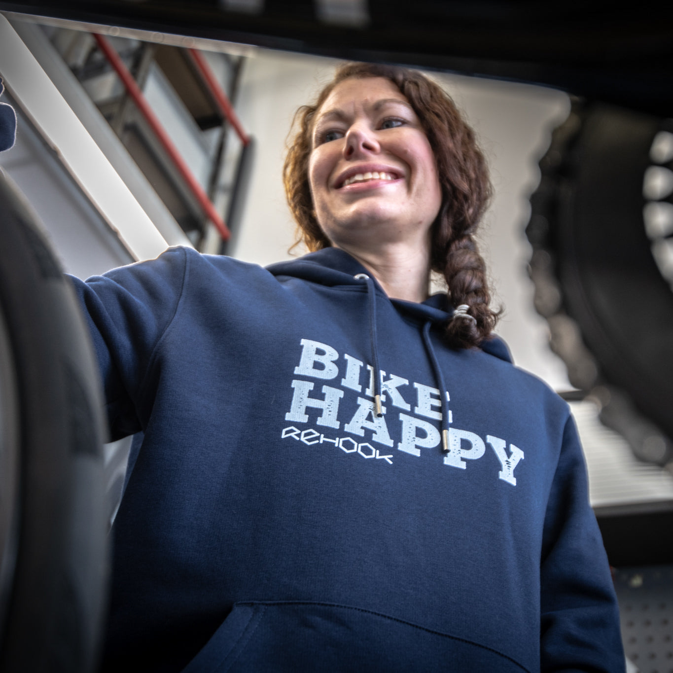 Rehook Bike Happy Women's Workshop Hoodie