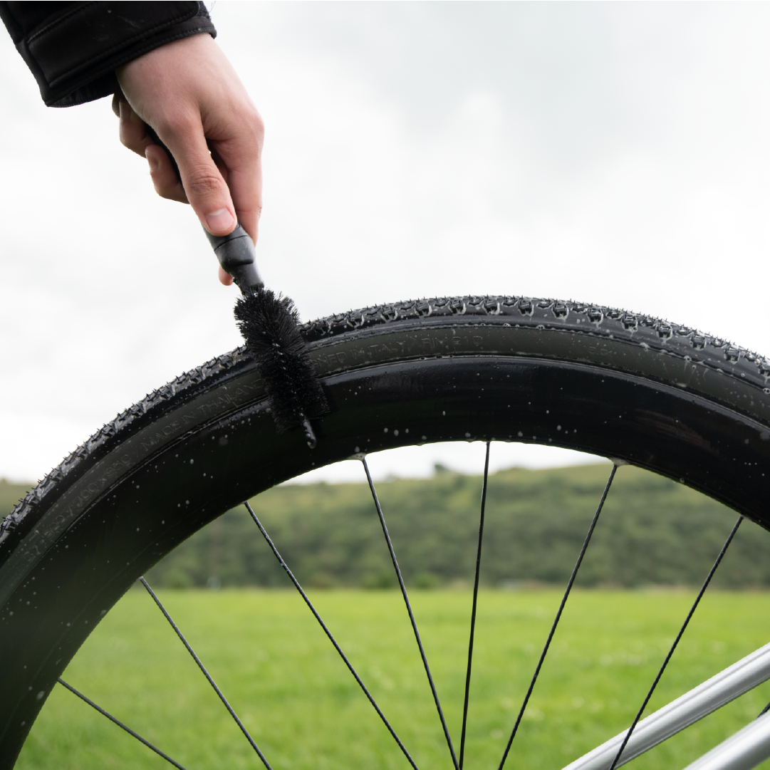 Two-Pronged Bike Cleaning Brush