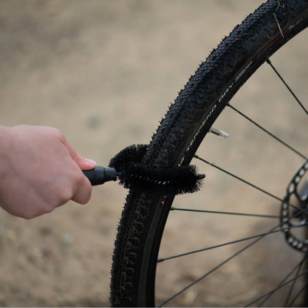 Two-Pronged Bike Cleaning Brush