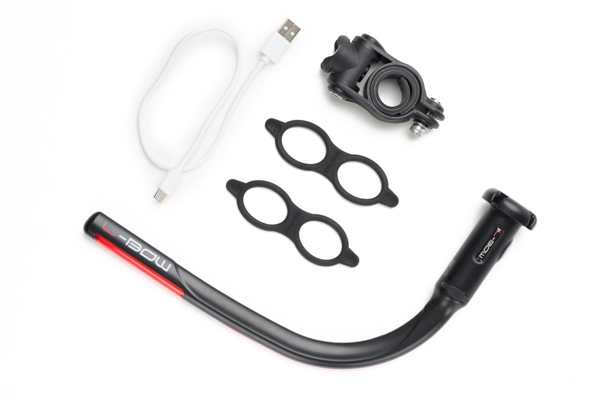 L-Bow Mk-2 Rear Bike light -Reduce close passes