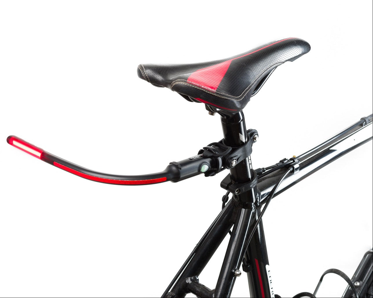 L-Bow Mk-2 Rear Bike light -Reduce close passes