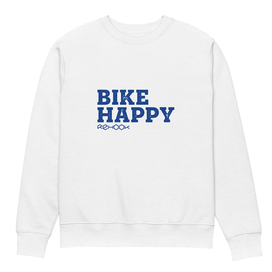Bike Happy Women's Post-Ride Sweatshirt - White