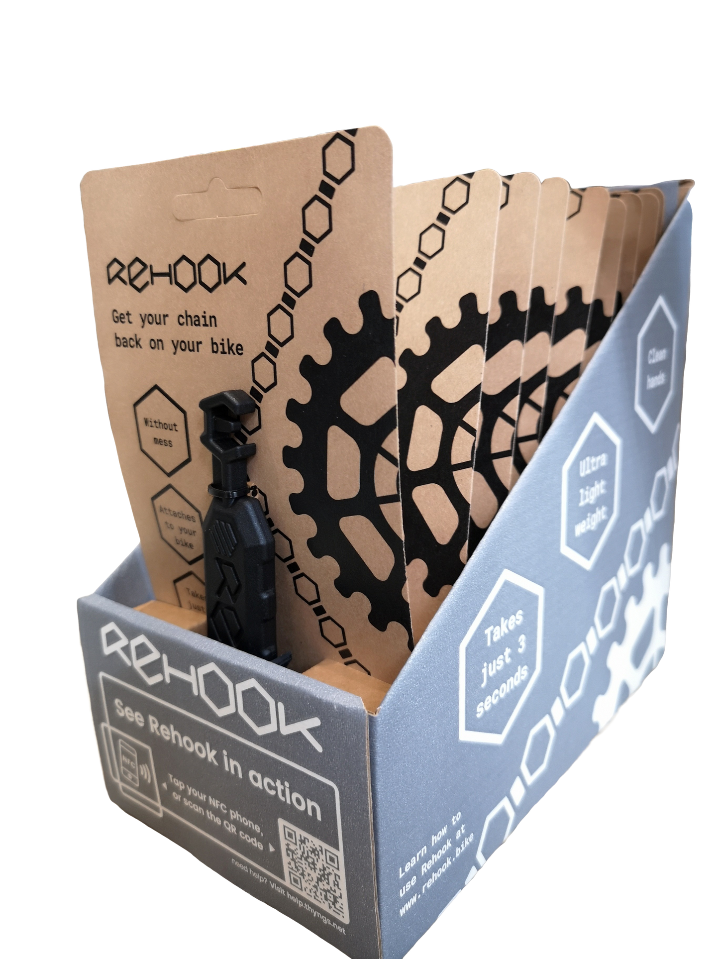 Rehook Original Cycling Chain Tool Wholesale Sample Pack (10 Units)