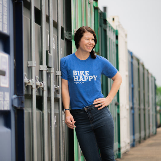 Rehook Bike Happy Women's Tri-Blend Tee