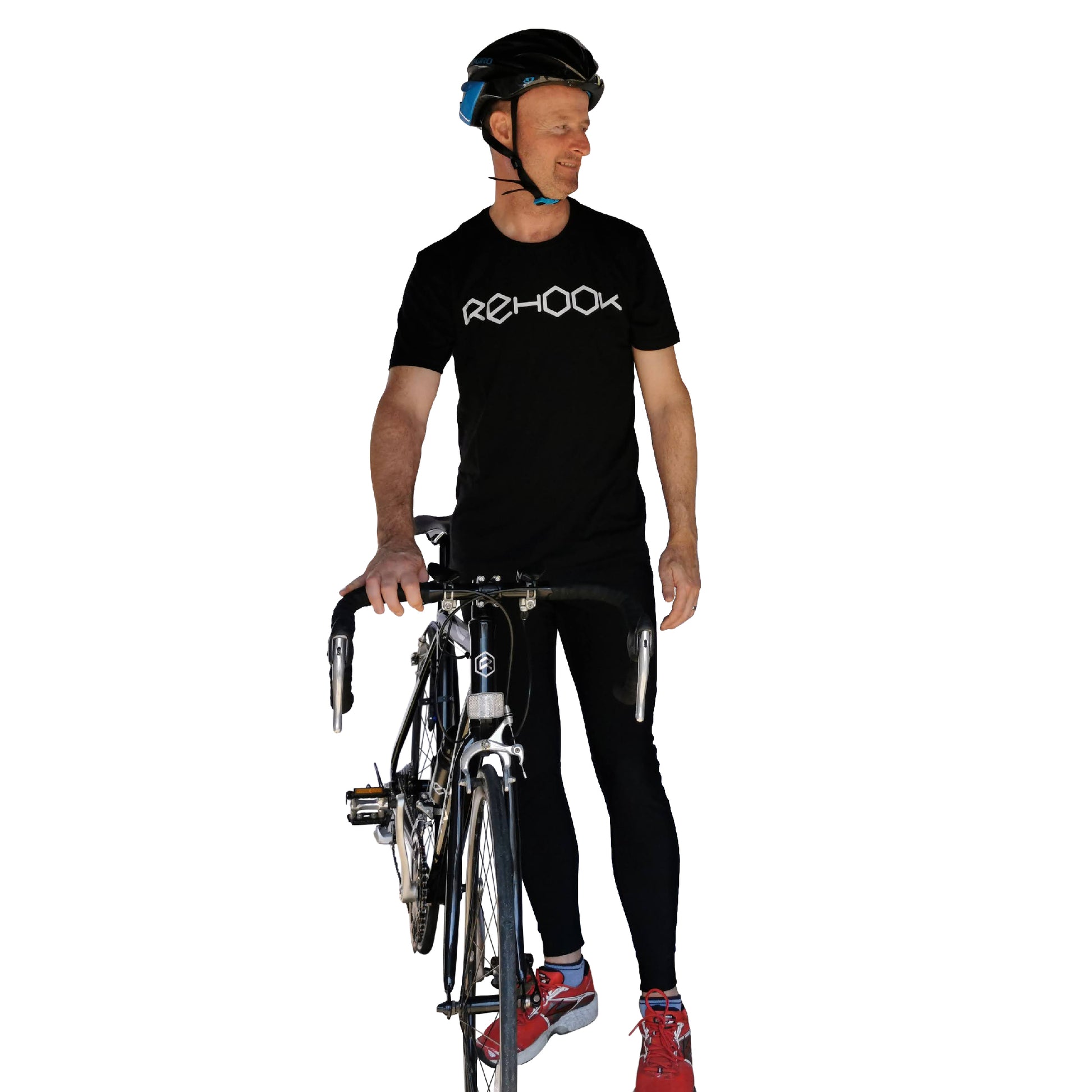 Rehook Bio-Baumwolle Herren-Fahrrad-T-Shirt