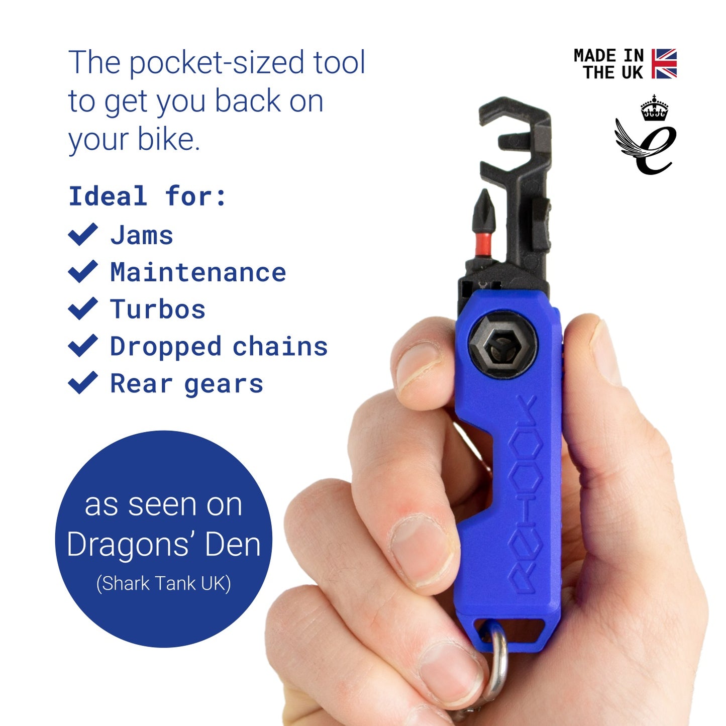 Rehook Tyre Glider - A Strong Portable Bicycle Tyre replacement and Bike  Tire Remover Tool - No more Tyre Levers or Tyre Changing Spoons to Repair  Your Bike Tube : Sports & Outdoors 
