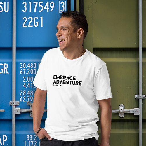 Rehook Embrace Adventure Men's Tee White