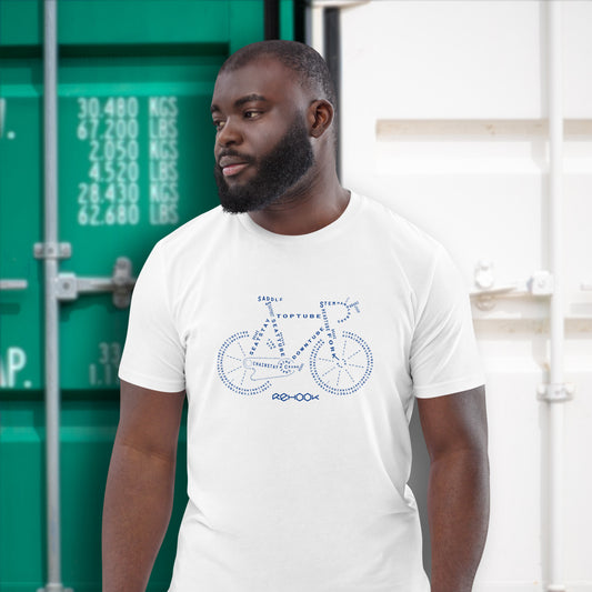 Rehook Know Your Bike Parts Men's Tee - White