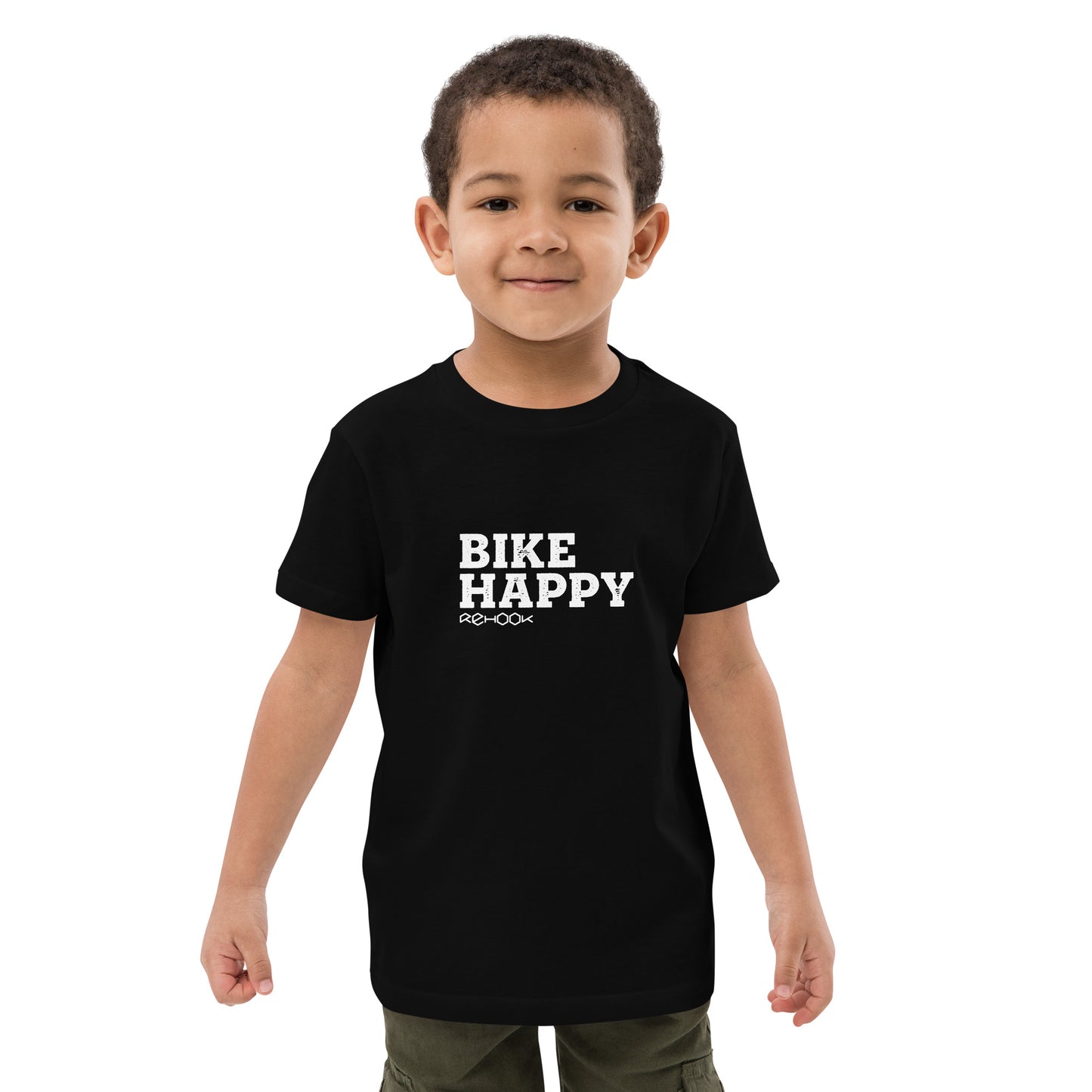 Rehook Bike Happy Kids Unisex Tee