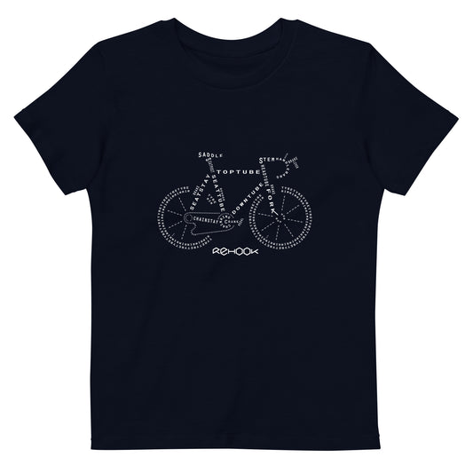 Rehook Know Your Bike Parts Kids Unisex Tee