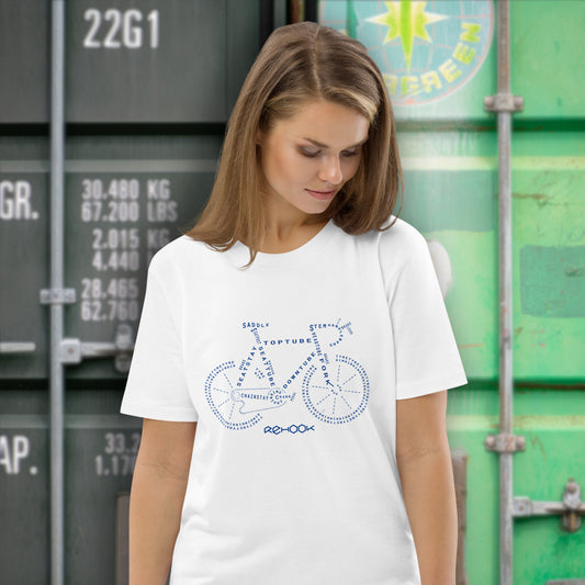 Rehook Know Your Bike Parts Women's Tee - White