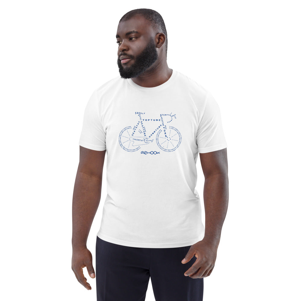 Rehook Know Your Bike Parts Men's Tee - White