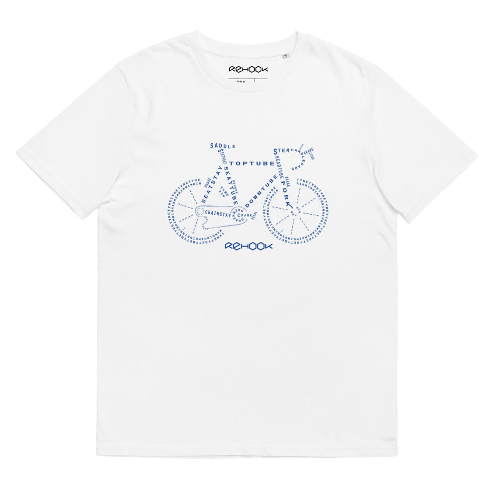 Rehook Know Your Bike Parts Women's Tee - White
